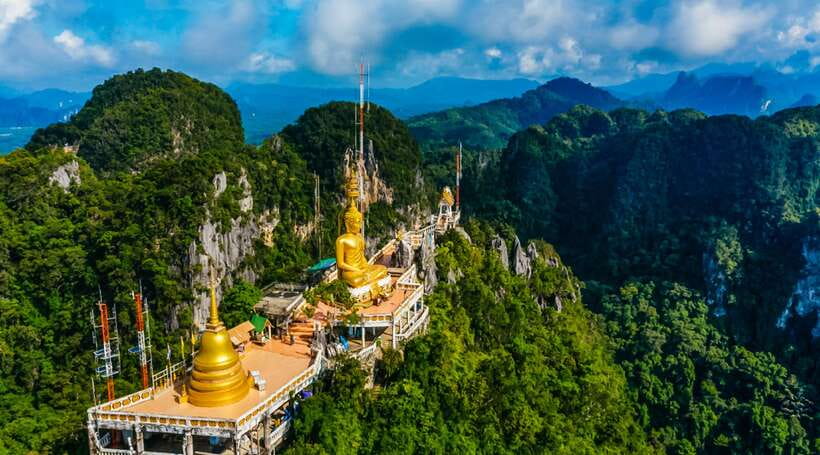 Krabi: Tiger Cave Temple, Emerald Pool and Hot Springs Tour - Emerald Pool: cool mineral water in a forest setting