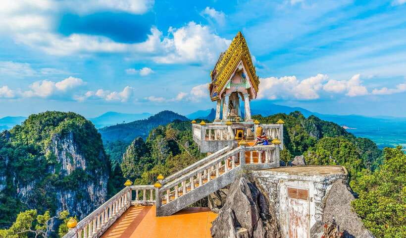 Krabi: Tiger Cave Temple, Emerald Pool and Hot Springs Tour - Hot Springs Waterfall: warm soak time to reset your legs