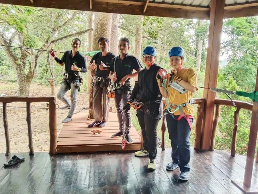 Krabi Zipline adventure - Rock climbing + lunch: the full-day rhythm that keeps it from feeling rushed