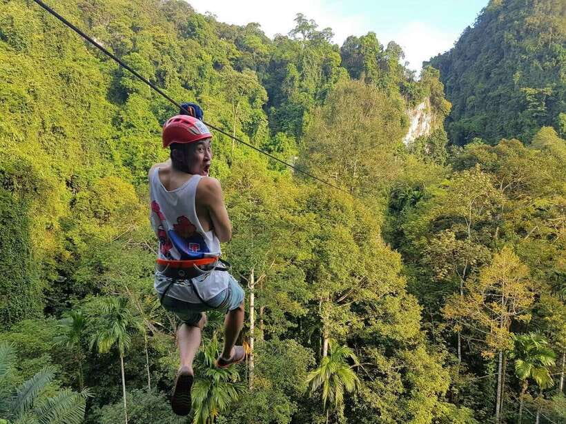 Krabi: Ziplining with Abseiling and Rock Climbing Options - The big stats that matter: cables, cliffs, and height