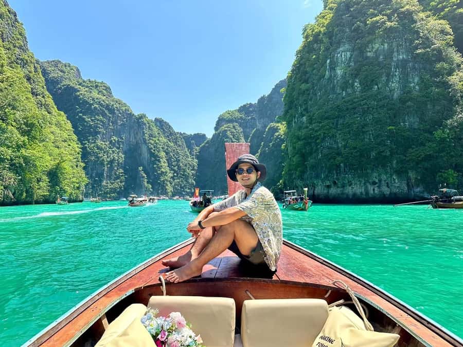 Luxury Private Longtail Boat to Maya Bay - Viking Cave: Ancient Rock Walls and Bird-Nest Harvesting
