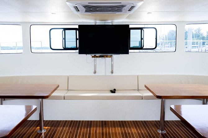 Luxury Sunset Cruise at Krabi's Coastlin with Power Catamaran - BBQ Dinner, Canapes, and the Snacks You Actually Eat