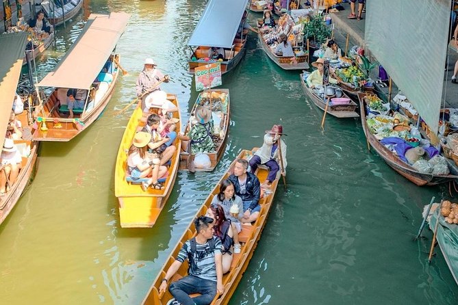 Maeklong Railway & Floating Market Tour (Private & All-Inclusive) - Wat Samphran: A Pink Dragon Spiral You’ll Remember
