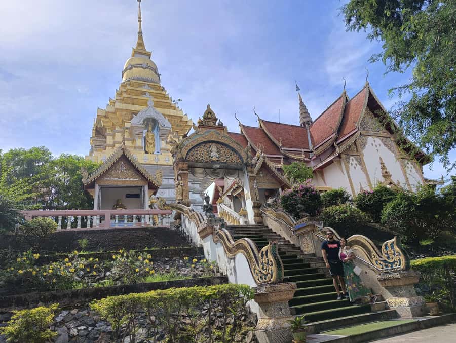 Meditation & Yoga Retreat in Nature - Wat Phra That Doi Saket: temple art you can actually understand