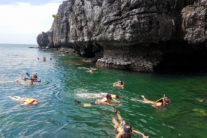 Mr. Tu Day Trip to Angthong Marine Park by Speed Boat from Koh Samui - Kayaking around the sea caves: sit-on-top fun with a weather catch