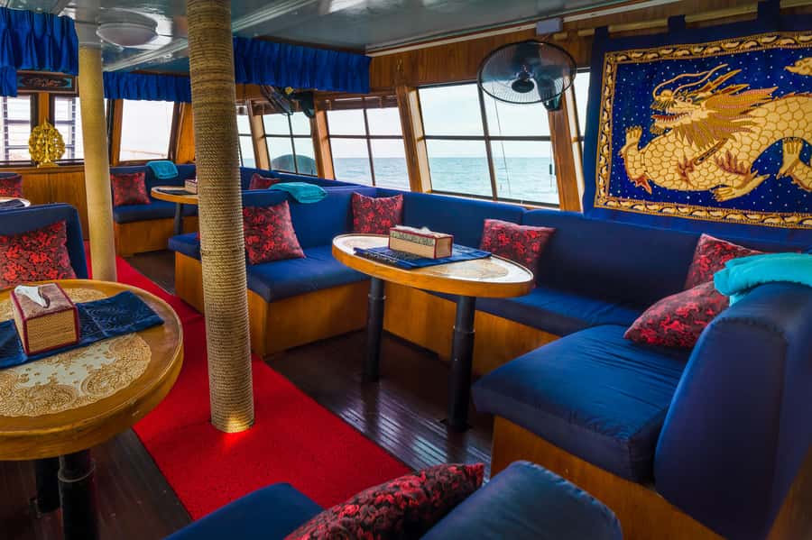 Mu Ko Ang Thong: Private Day Charter in Classic Thai Yacht - Koh Tai Plao caves and lagoons, plus optional sea kayaking