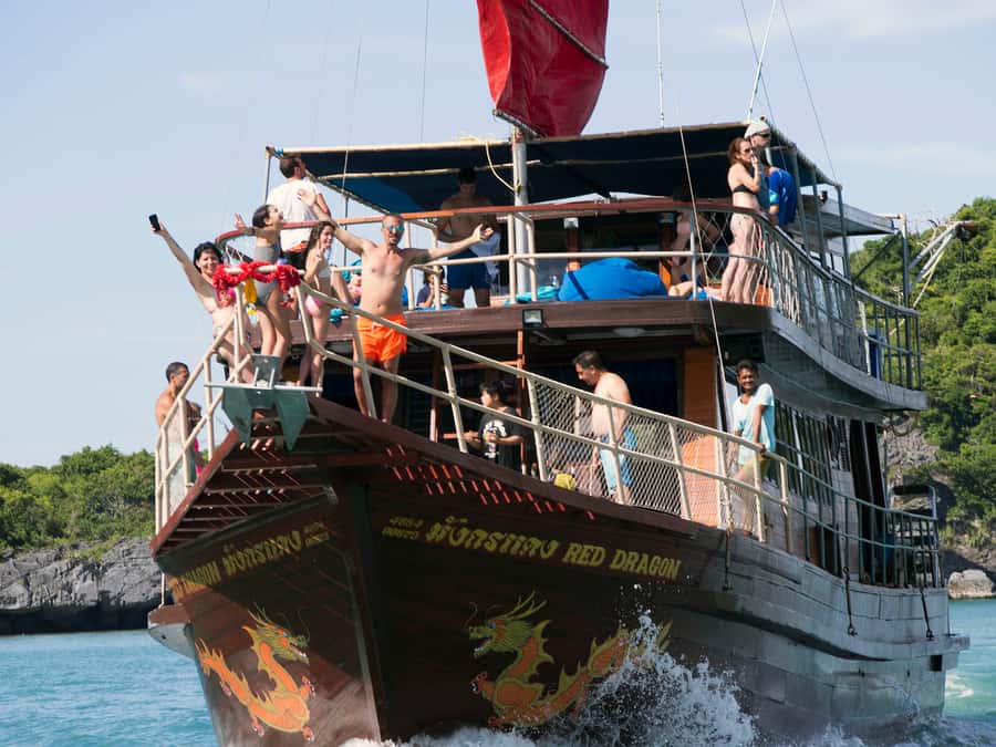 Mu Ko Ang Thong: Private Day Charter in Classic Thai Yacht - Emerald Lake Island and the Blue Lagoon: the hike and the payoff