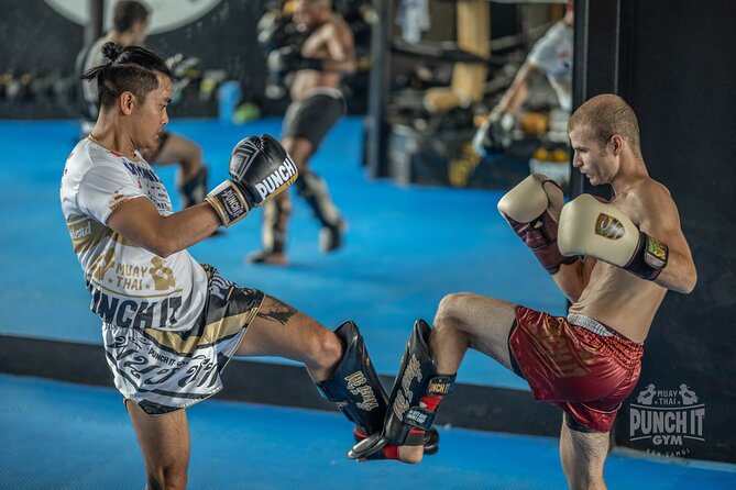MuayThai Advanced class - Sparring, pads, and drills you can repeat back home