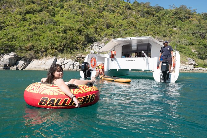 New Power catamaran for Phang Nga and Phi Phi island excursions - Getting from Phuket to the islands: pickup and Chalong Marina rhythm