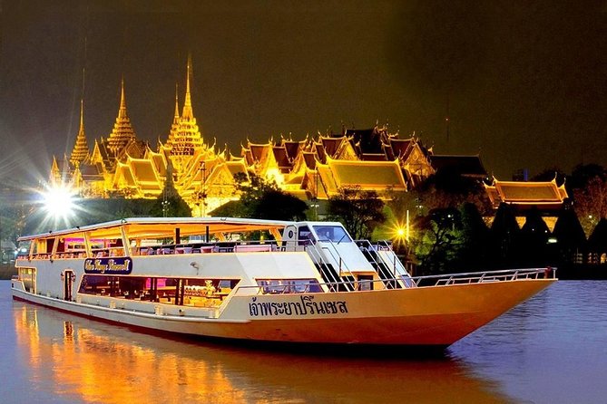 New Year Party : Chao Phraya Princess Dinner Cruise with Return Transfer - What’s Included Onboard: Buffet, Drinks, Music, and Dancing Time