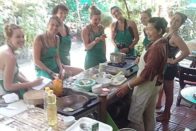 Organic Thai cooking class - Your Afternoon Schedule: Market, Organic Garden, and a 5-Dish Cooking Block
