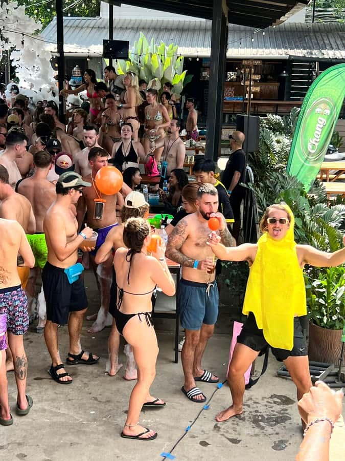 Pai: Jungle Tubing River Excursion with DJs & Foam Party - Food, dinner, and the one thing that keeps you standing