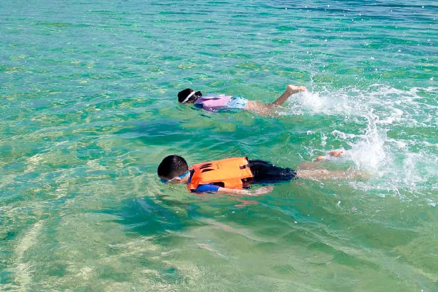 Pattaya: 3-Island Hopping Sunset Yacht & Buffet with Live DJ - Koh Phai: the first island stop for photos, snorkeling, and SUP time