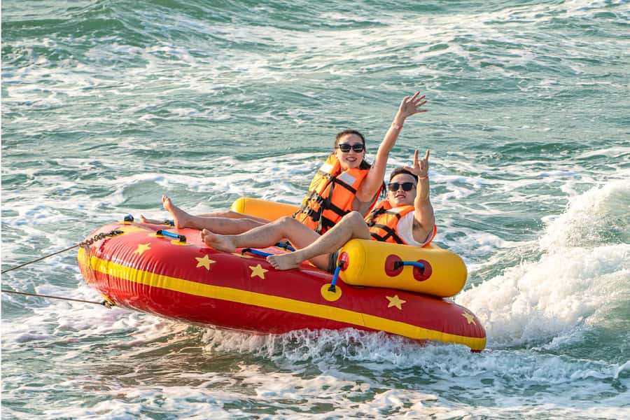 Pattaya: 3-Island Hopping Sunset Yacht & Buffet with Live DJ - Koh Rin: coral-relevant water time and a second round of activities