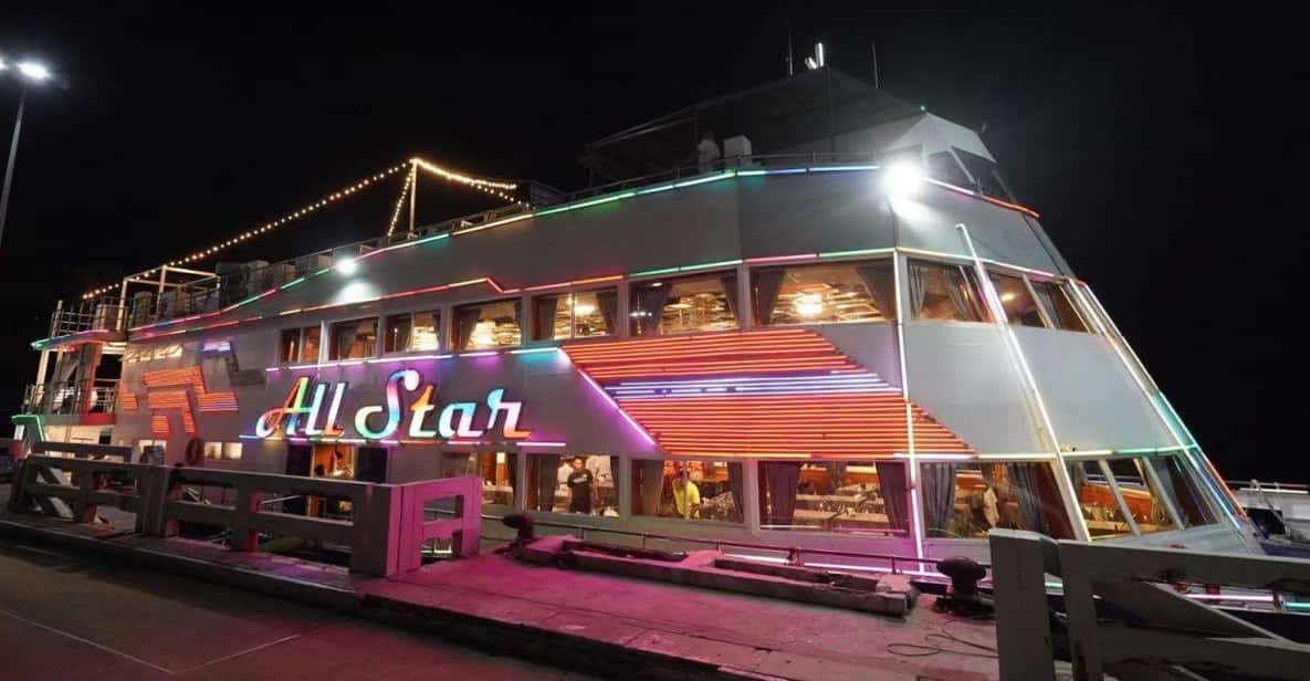 Pattaya: All Star Dinner Cruise, Cabaret Show & Beer Buffet - Cabaret Show on Board: Tiffany Beauty Winners and the Performer Interaction