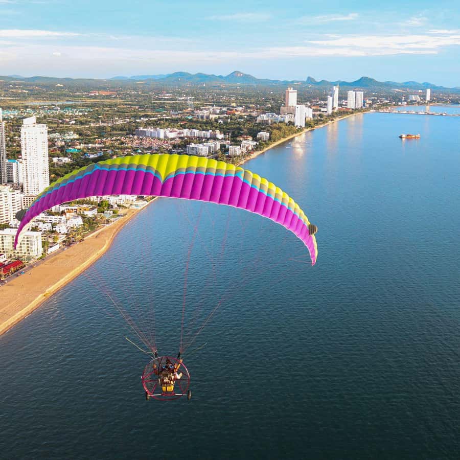 Pattaya: Beach + City Scenic Paramotor Flight by BFA - Photo Stop Over Pattaya: Getting Shots Without Losing the Moment