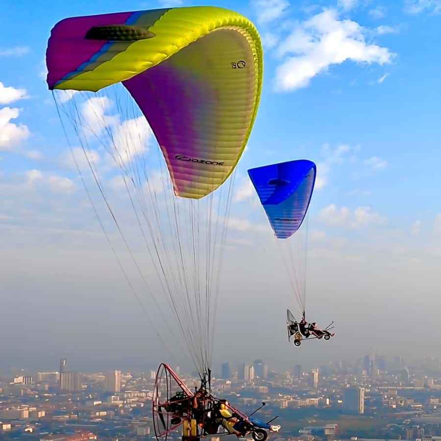 Pattaya: Beach + City Scenic Paramotor Flight by BFA - Meeting at BFA Flying Club: Airport Tour and Pilot-Run Setup