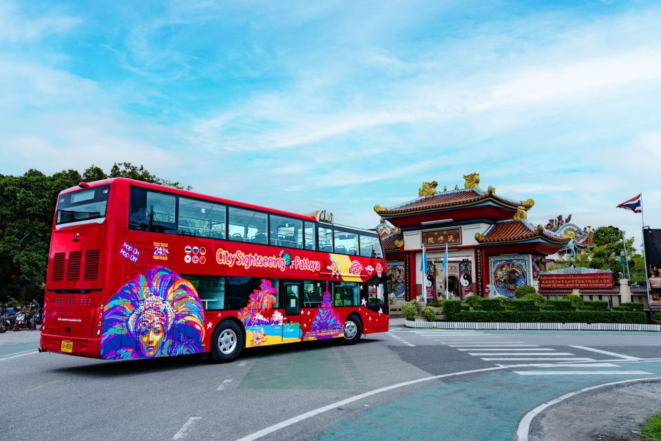 Pattaya: City Sightseeing Hop-On Hop-Off Bus Tour - Sam Sian Palace, Khao Phra Yai Temple, and the temple-palace stop style