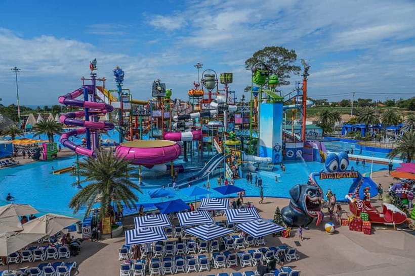 Pattaya: Columbia Pictures Aquaverse Entry Ticket - Food, Towels, Lockers, and the Real Cost of Convenience