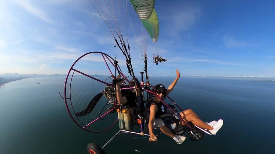 Pattaya: Paramotor Tour with Pickup Service by TSA Thailand - Safety Comes From Certified Pilots and the Right Equipment