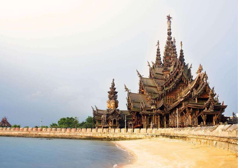Pattaya: Sanctuary of Truth Admission with Guided Tour - Photo Rules and Practical Comfort: Shoes, Flash, and Heat