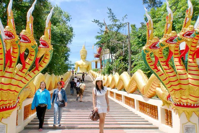 Pattaya Viewpoint, Big Buddha & Floating Market with Lunch - Getting Around: AC Comfort, Pickup/Drop-Off, and Group Size