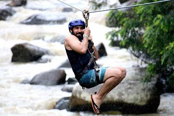 Phang Nga Tour with White Water Rafting and Zipline - Thai lunch by the riverside, plus fresh fruit