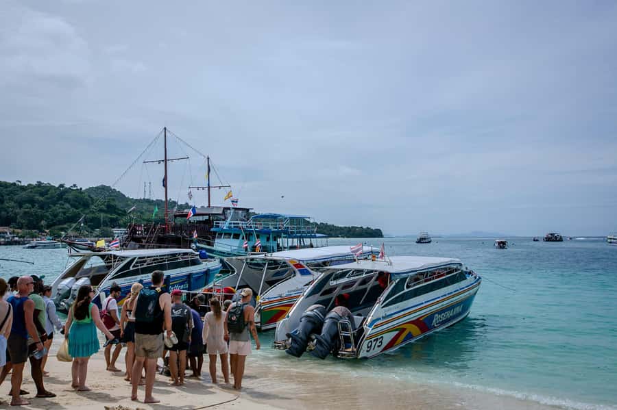 Phi Phi: 7 Islands Speed Boat Tour with Sunset and Plankton - The Big Picture: 7 Islands in One Long Speedboat Day
