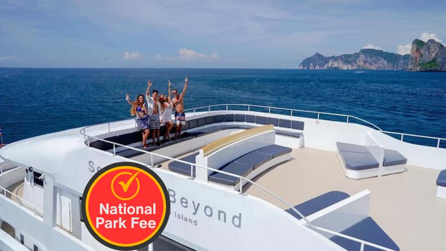 Phi Phi Island Highlights: Cruise, Snorkel & Buffet Lunch - Hotel transfers and the Sea Angel Pier start
