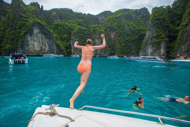 Phi Phi Island Hopping Day Trip by Speed Boat from Phuket - Maya Bay for blacktip reef sharks: short stop, big payoff