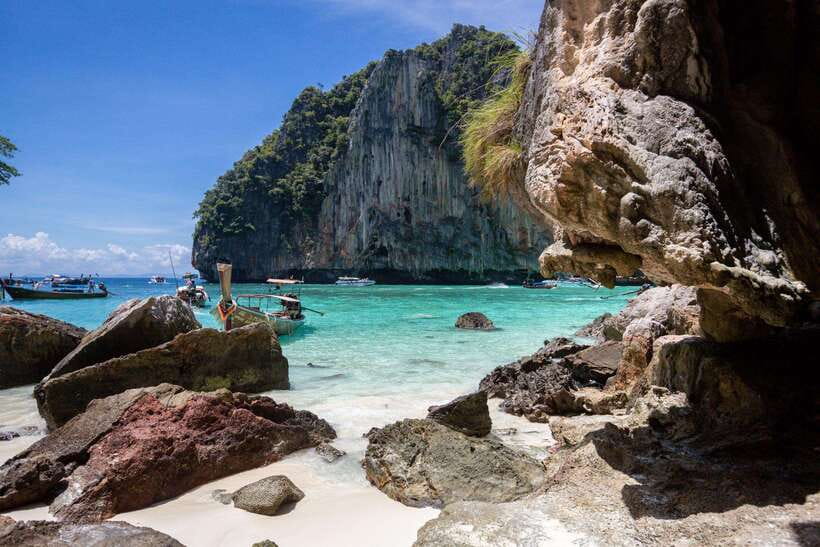 Phi Phi Island: Maya bay Sunset & Plankton by Speedboat - Sunset from the boat plus the plankton snorkel finale