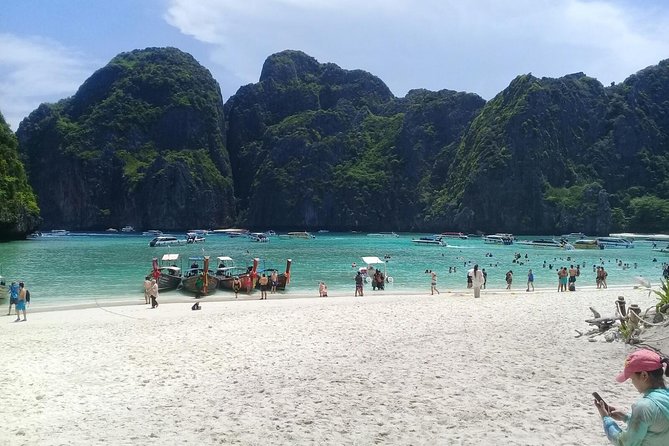Phi Phi Islands and Khai Island Day Tour from Phuket by Speedboat - Maya Bay: the 3-sided cliff wall view