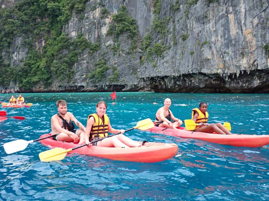 Phi Phi: Pirate Boat with Snorkeling, Kayaking, and Party - Monkey Beach and Viking Cave: quick hits that set the pirate tone