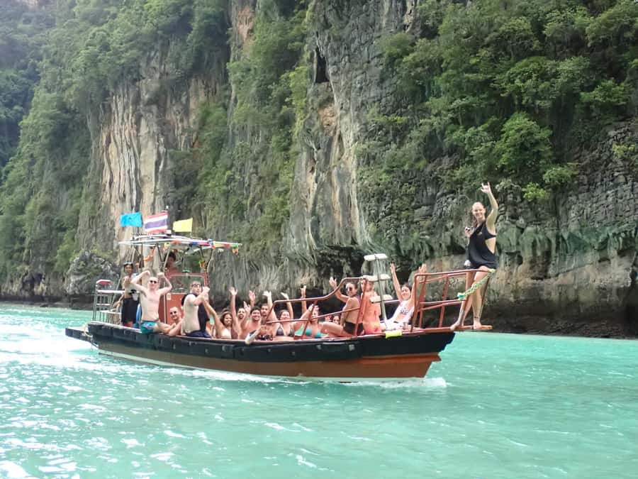 Phi Phi: Pirate Boat with Snorkeling, Kayaking, and Party - Maya Bay: classic sands, plus the reality of conservation closures