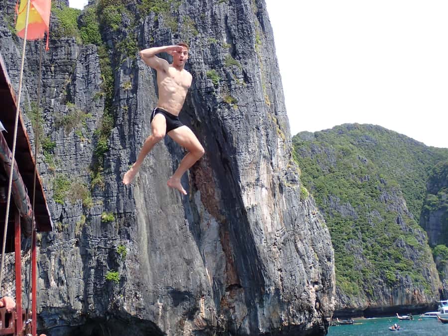 Phi Phi: Pirate Boat with Snorkeling, Kayaking, and Party - The sunset finish at sea: party energy with real scenic payoff