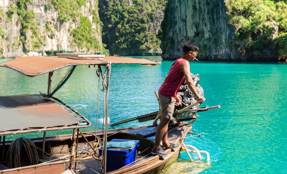 Phi Phi : Private Longtail Boat to Maya Bay - Viking Cave drawings: local legend you can actually see