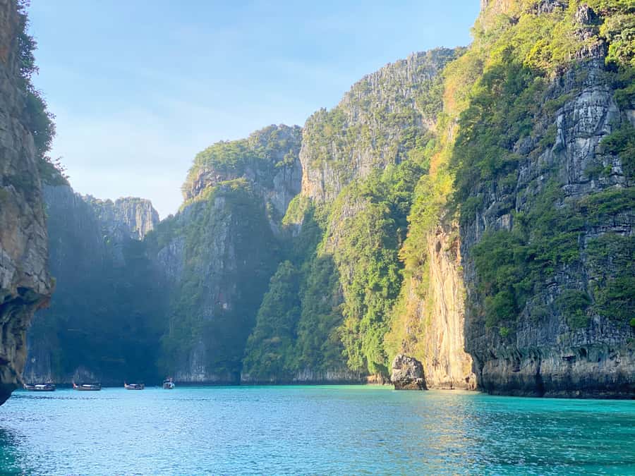 Phi Phi: Sunrise & Beat The Crowds to Maya Bay by Speedboat - Maya Bay: the The Beach backdrop, plus the rules that shape your time there