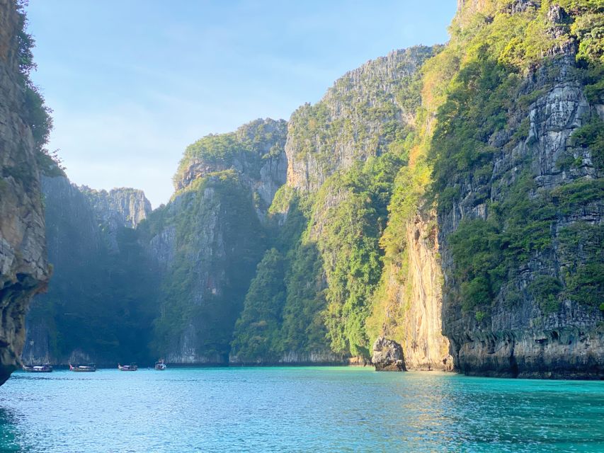 Phi Phi: Sunrise & Beat The Crowds to Maya Bay by Speedboat - Pileh Lagoon: where the turquoise water turns into a real swim stop