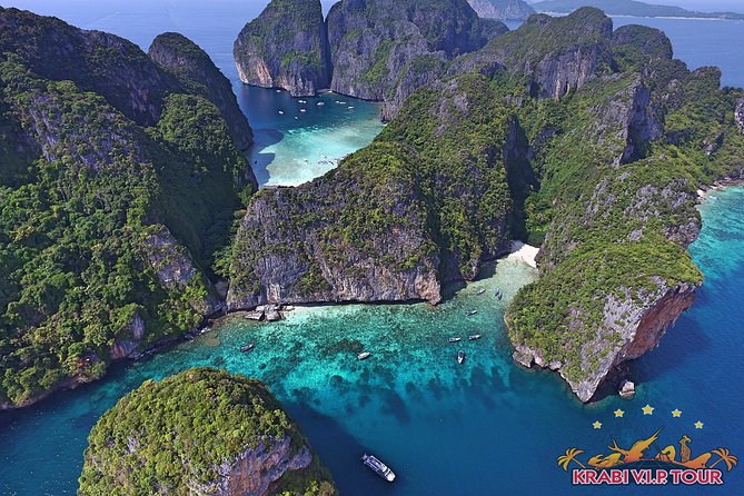 Phi Phi Tour from Krabi , Semi-Private Tour only 12 Guests - The full route: Maya Bay, Bamboo Island, Pileh Bay, Ko Phi Phi Le
