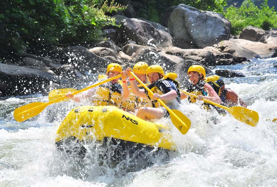Phuket: Bamboo & Water Rafting with Phang Nga Bay Viewpoint - A 10-hour combo day: bamboo raft, whitewater, monkey cave, viewpoint