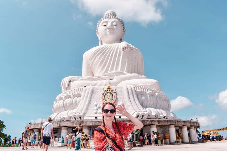 Phuket Big Buddha city tour + Lion Land with tour guide(ENG) - Big Buddha Phuket and the Karon/Windmill Viewpoints: The Photo-First Half