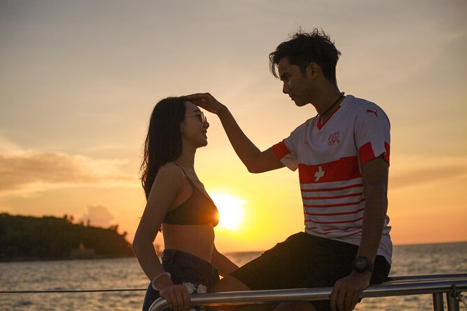 Phuket Catamaran Snorkel & Sunset: Coral & Racha - Snorkeling stops in Kon Kae Bay, Siam Bay, and Patok Bay