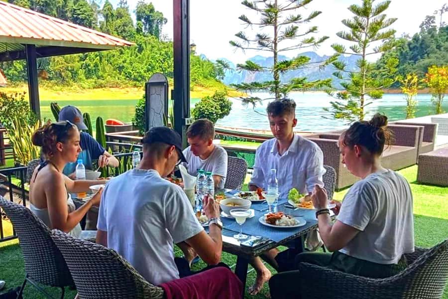 Phuket: Cheow Lan Lake, Diamond Cave, Hiking, All Included - Khao Sam Glur photo moment and the ride back