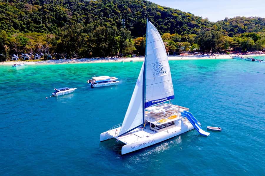 Phuket: Coral Island Day Trip and Sunset Dinner by Catamaran - Snorkeling with included mask and snorkel: what to expect realistically