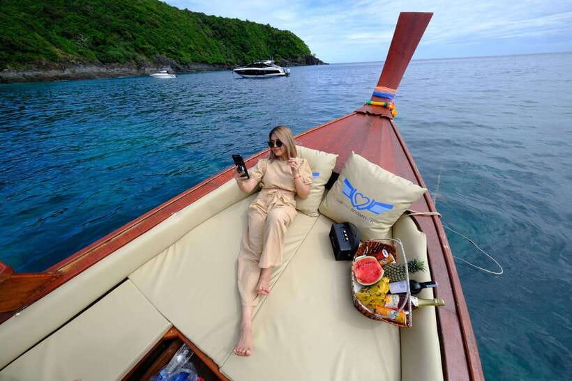 Phuket: Coral Island Luxury Long Tail Boat Half-Day Tour - Luxury long-tail boat ride: comfort you can feel quickly