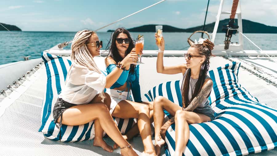 Phuket : Coral Island & Racha Island by Catamaran Tour - Coral Island Beach Time and Lunch on Sand
