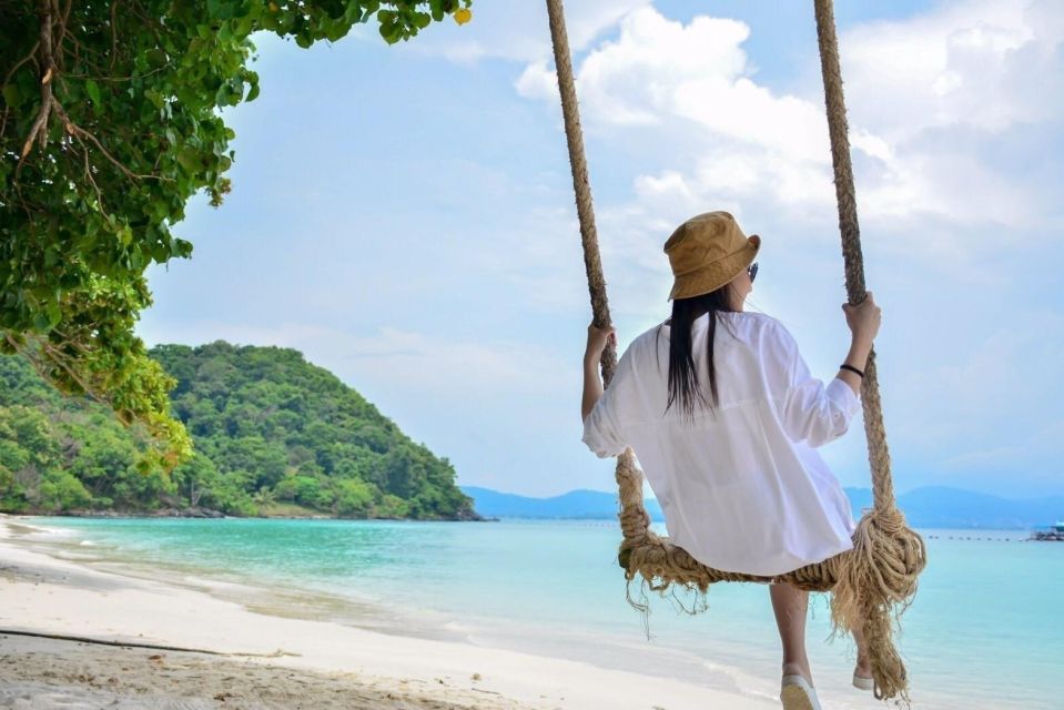 Phuket: Coral Island & Sunset Dinner by Sailing Catamaran - Promthep Cape sunset dinner: the meal + the views payoff