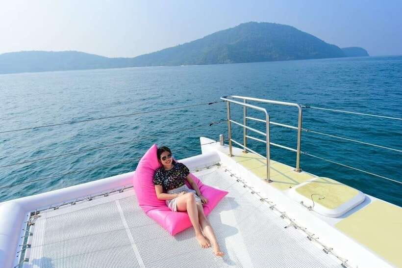 Phuket: Coral Yacht Boat Tour to Coral Island with Sunset - Maiton Island and the Dolphin Possibility