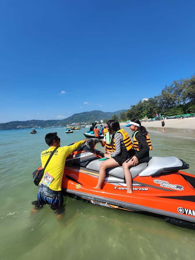 Phuket: E-jetski and water sports patong for rent and tour - Driving or being driven: staff teaching and driver service
