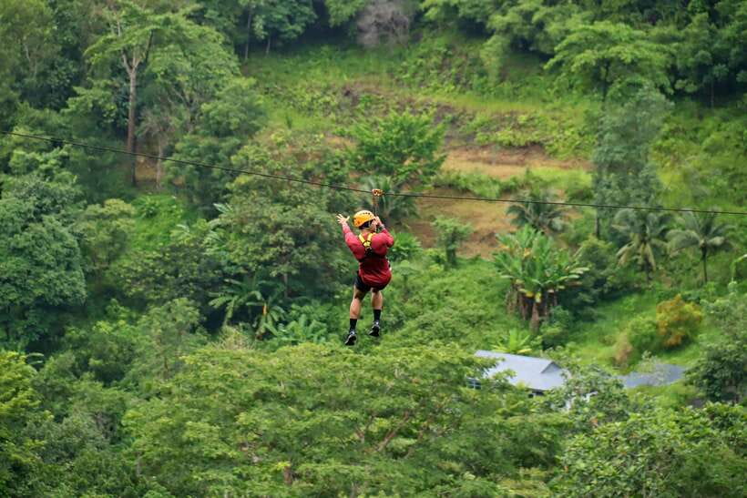 Phuket: Flying Hanuman Zipline Adventure - What the zipline feels like over Phuket’s forest canopy